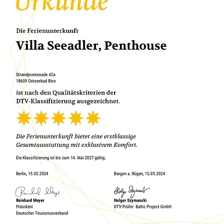 Seeadler, Penthouse *